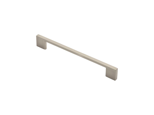 FTD SLIM D HANDLE 160MM C/C - SATIN NICKEL - 160 ( 190 )