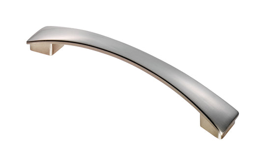 FTD VALETTA BOW HANDLE 160MM C/C - SATIN NICKEL - 160 ( 183 )