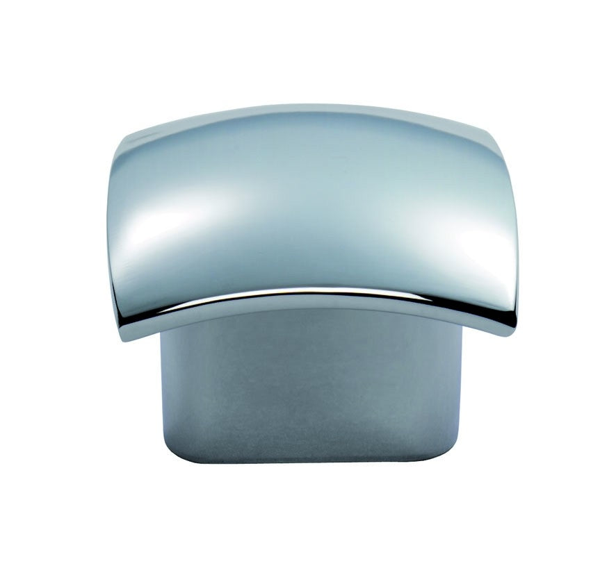 FTD HELIO CONVEX FACE KNOB 32MM - POLISHED CHROME - 15.5  ( 33 )