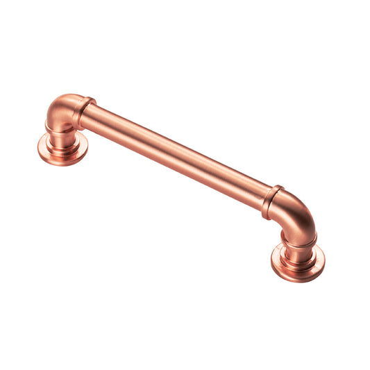 FTD PIPE HANDLE 128MM C/C - SATIN COPPER - 128mm