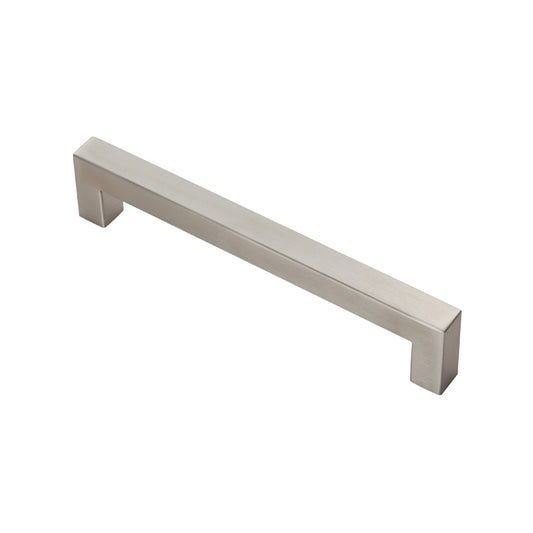 14MM DIA. MITRED LINEAR PULL HANDLE - 160MM C/C - BOLT THROUGH FIXING_x005F

 - SATIN STAINLESS STEEL - 160mm c/c