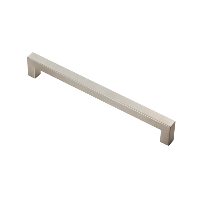 14MM DIA. MITRED LINEAR PULL HANDLE - 192MM C/C - BOLT THROUGH FIXING_x005F

 - SATIN STAINLESS STEEL - 192mm c/c