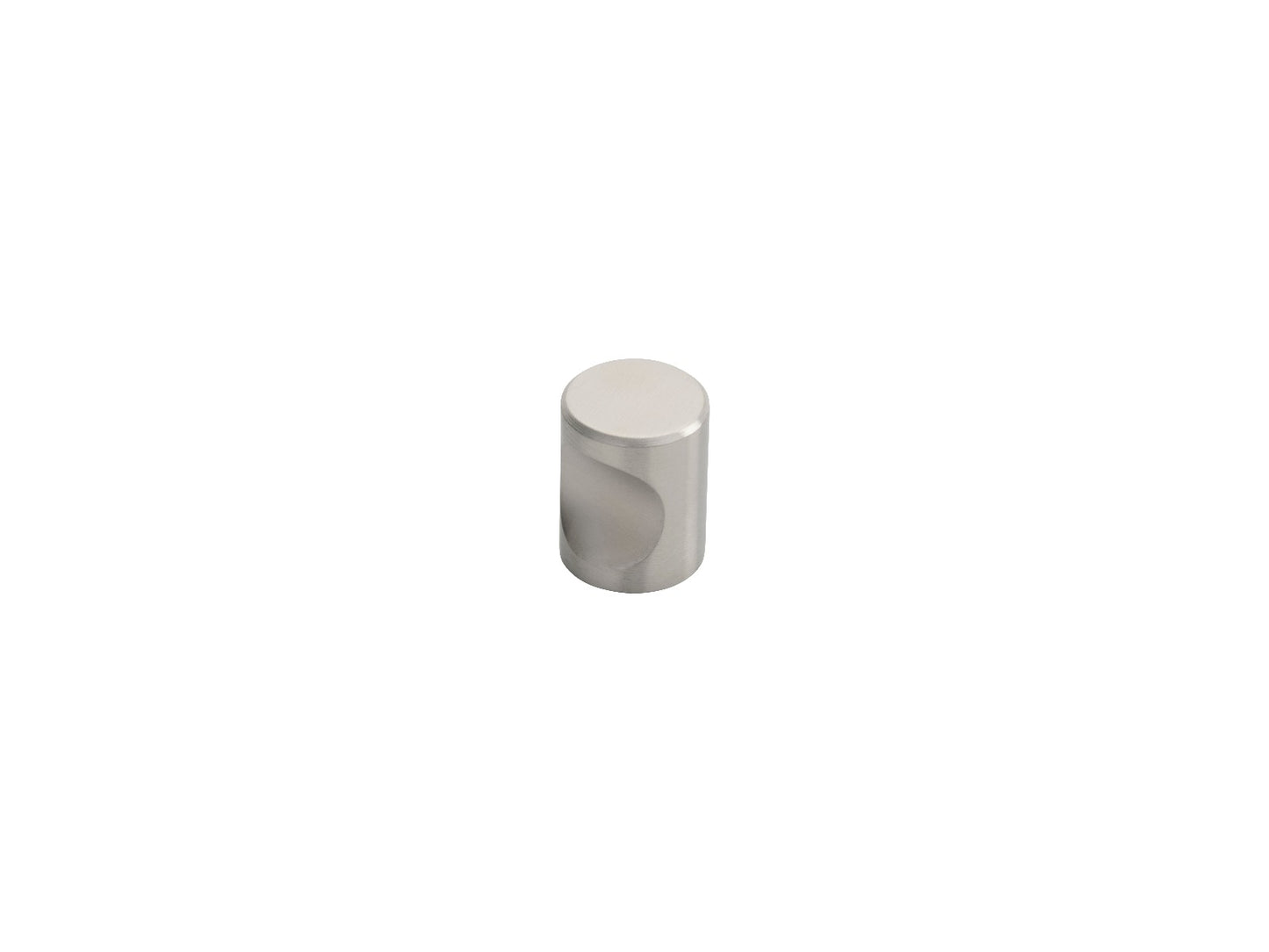 FTD STAINLESS STEEL CYLINDRICAL KNOB 16MM - STAINLESS STEEL - ( 16 )