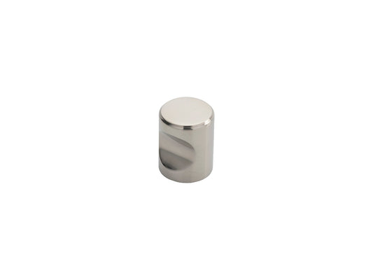 FTD STAINLESS STEEL CYLINDRICAL KNOB 20MM - POLISHED STAINLESS STEEL - ( 20 )