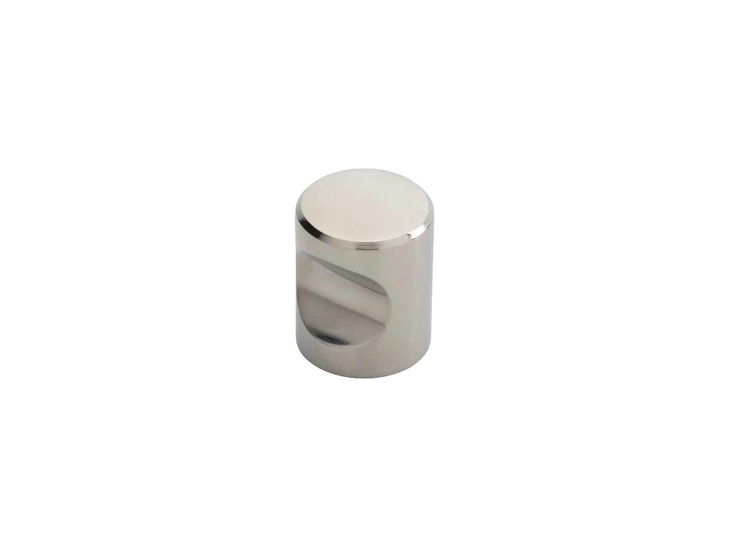 FTD STAINLESS STEEL CYLINDRICAL KNOB 25MM - POLISHED STAINLESS STEEL - ( 25 )