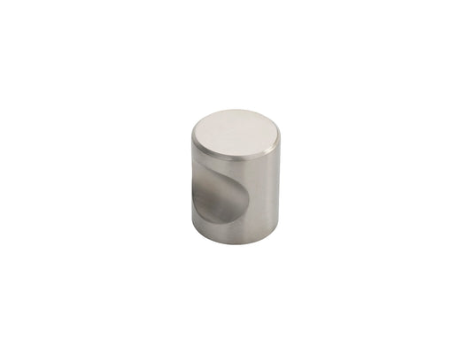 FTD STAINLESS STEEL CYLINDRICAL KNOB 25MM - STAINLESS STEEL - ( 25 )