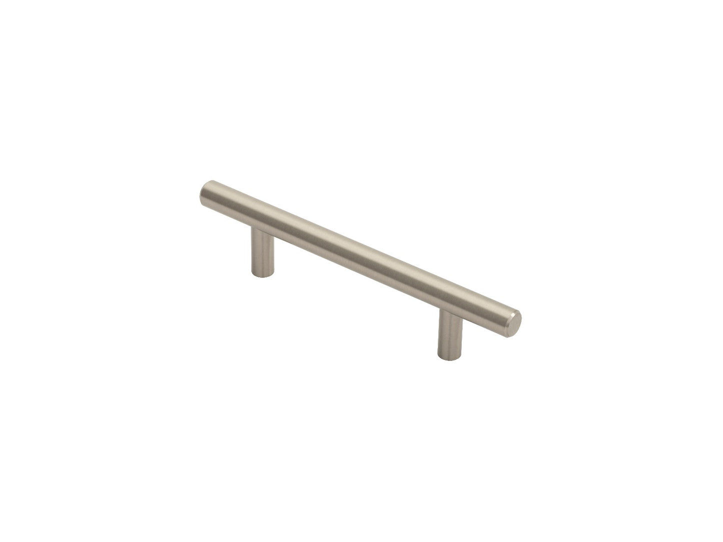 FTD 12MM STEEL T- BAR HANDLE 96MM C/C - SATIN NICKEL - 96 ( 156 )