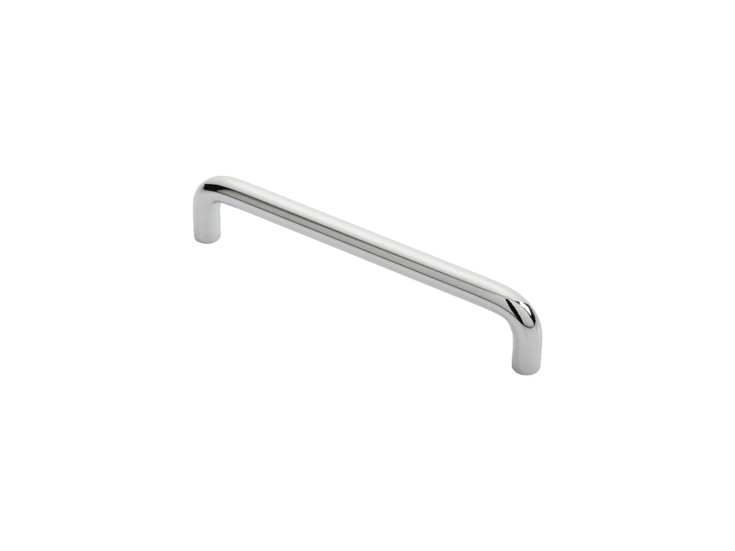 FTD 10MM D HANDLE 128MM C/C - POLISHED CHROME - 128 ( 138 )