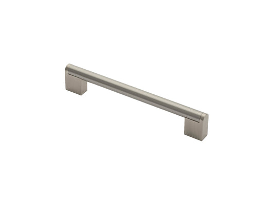 FTD 14MM BAR HANDLE 160MM C/C - SATIN NICKEL/STAINLESS STEEL - 160 ( 200 )