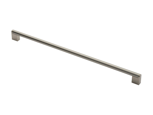 FTD 14MM BAR HANDLE 448MM C/C - SATIN NICKEL/STAINLESS STEEL - 448 ( 488 )