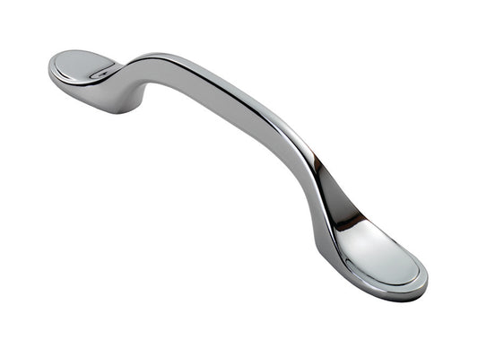 FTD SHAKER STYLE HANDLE 76MM C/C - POLISHED CHROME - 76 ( 128 )