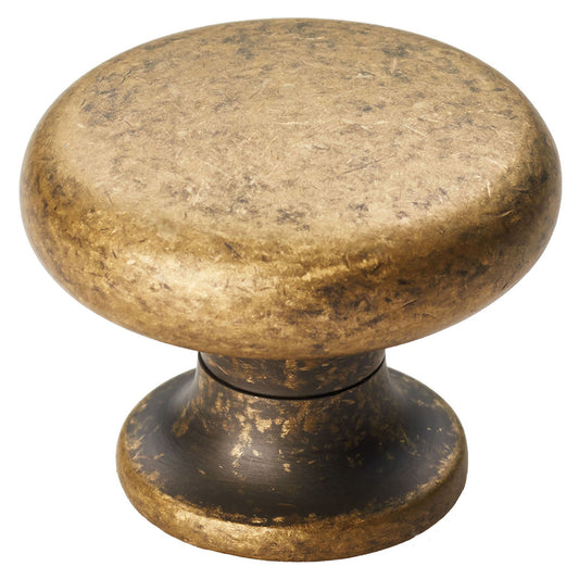 FTD TEMPERANCE KNOB 35MM - ANTIQUE BRASS - 23 ( 35 )