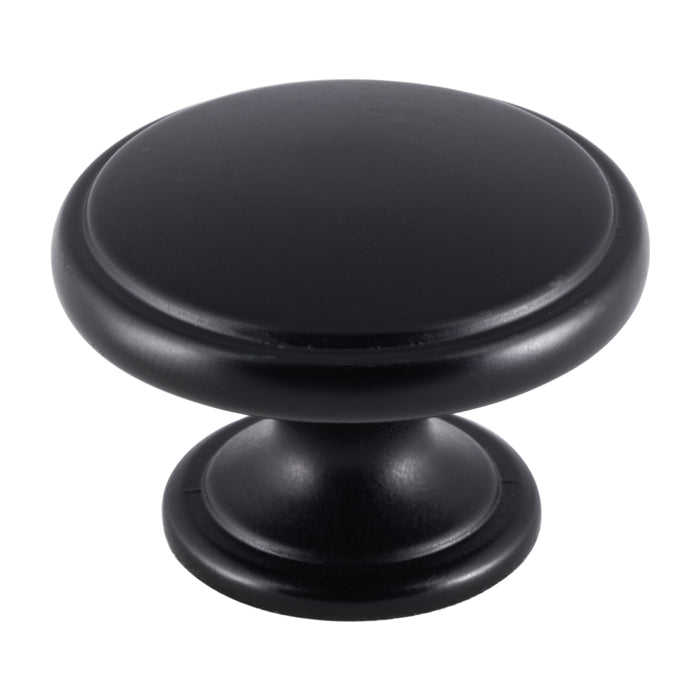 FTD OXFORD KNOB 38MM - MATT BLACK - 25 ( 38 )