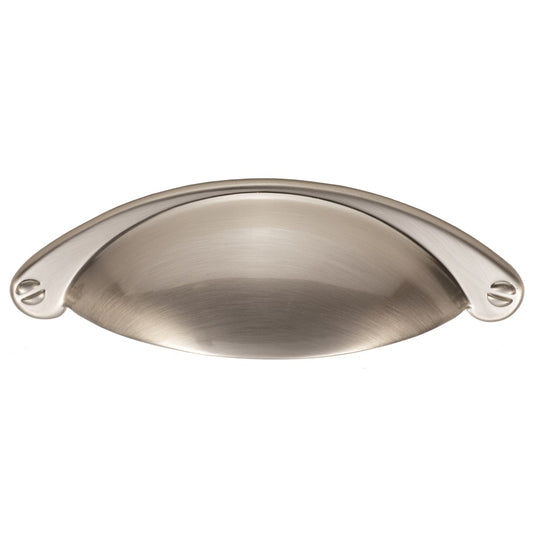 FTD TRADITIONAL CUP HANDLE 64MM C/C - SATIN NICKEL - 64 ( 104 )