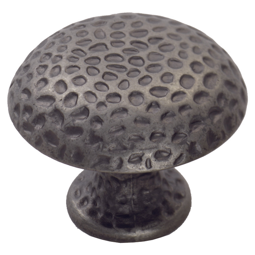 FTD HAMMERED FINISH KNOB 38MM - ANTIQUE STEEL - 20 ( 38 )