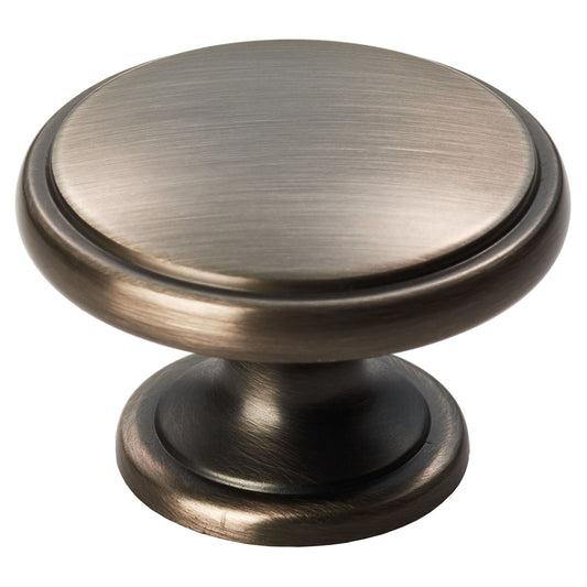 FTD OXFORD KNOB 38MM - GUN METAL - 25 ( 38 )