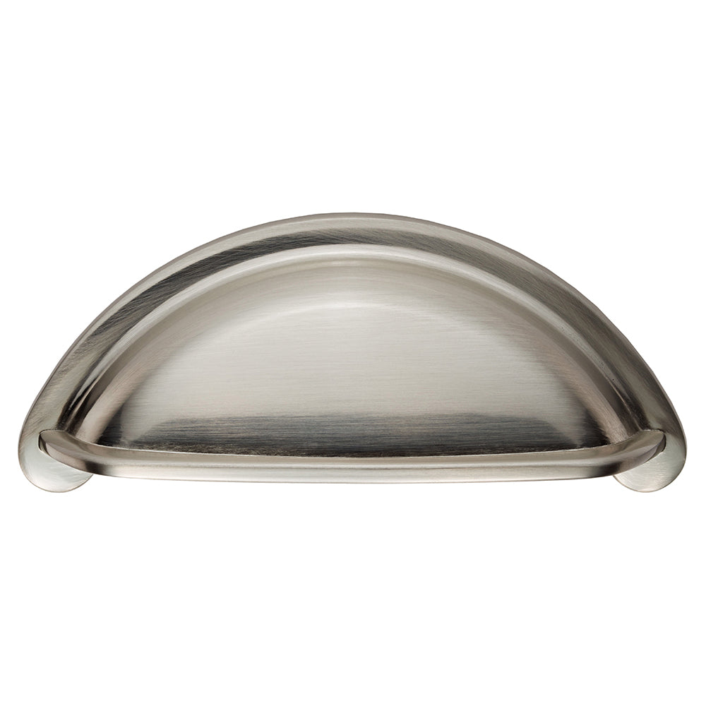 FTD COTTAGE CUP PULL 76MM C/C - SATIN NICKEL - 76 ( 94 )