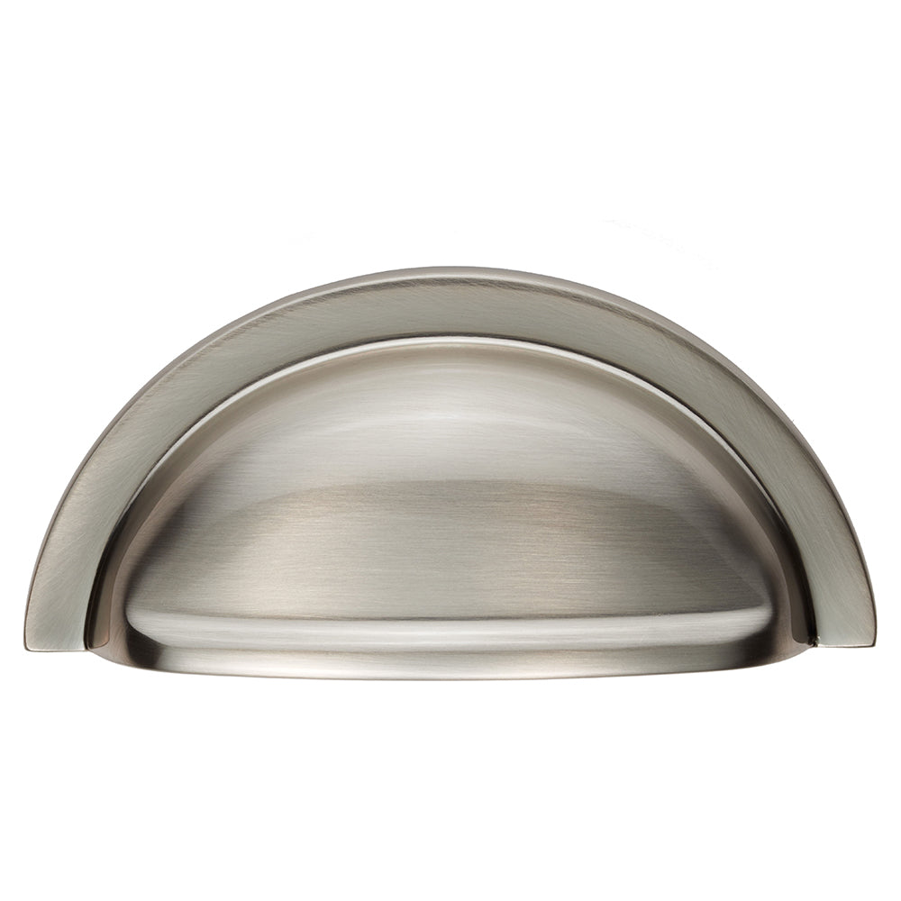 FTD OXFORD CUP PULL 76MM C/C - SATIN NICKEL - 76 ( 91 )