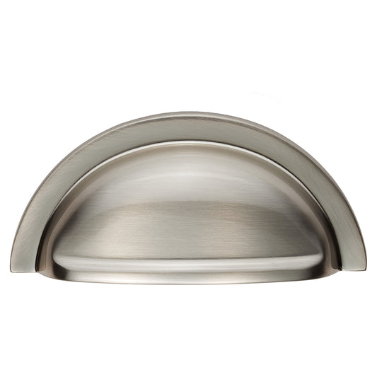 FTD OXFORD CUP PULL 76MM C/C - SATIN NICKEL - 76 ( 91 )