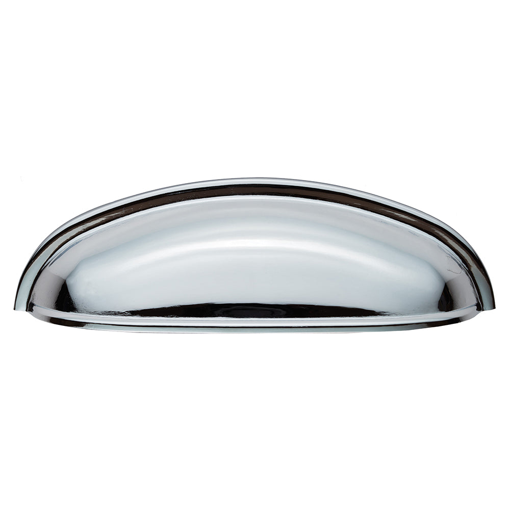 FTD MODERN SHAKER CUP PULL 96MM C/C - POLISHED CHROME - 96 ( 125 )