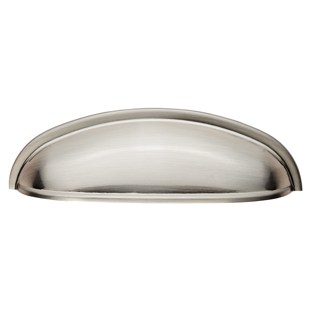 FTD MODERN SHAKER CUP PULL 96MM C/C - SATIN NICKEL - 96 ( 125 )