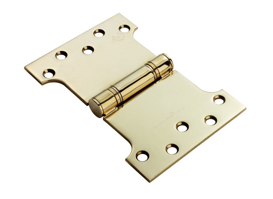 102 X 152 X 3.5MM PARLIAMENT HINGE GRADE 13 C/W SCREWS (PAIR) - STAINLESS BRASS -