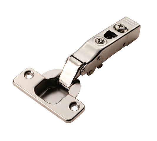 FTD FULL OVERLAY SOFT CLOSE HINGE (C85A6A6F) - BRIGHT NICKEL PLATE - 35 cup