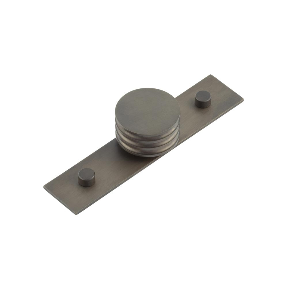 Sturt Cupboard Knobs 40mm Plain Dark Bronze - Dark Bronze - 40mm