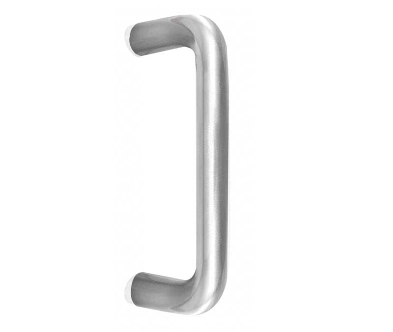 Stainless Steel 22mm D Shape Pull handles Grade 304 425x22mm Satin Stainless Steel - Satin Stainless Steel - 425x22mm