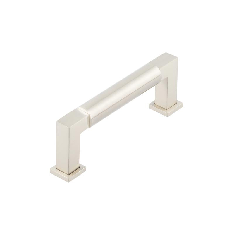 Burlington Westminster Round Cabinet Handles 96mm Satin Nickel - Satin Nickel - 96mm