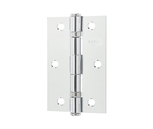 Jedo Steel Ball Bearing Hinges 89x58mm 89x58x2mm Polished Chrome - Polished Chrome - 89x58x2mm