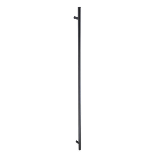 Three One Six Guardsman Pull Handles 1800x32x1600mm Bolt Through Black - Black - 1800x32x1600mm