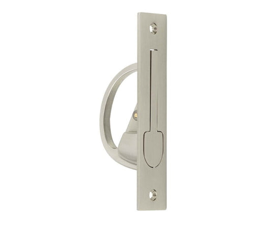 Burlington Sliding Door Edge Pull Satin Nickel - Satin Nickel