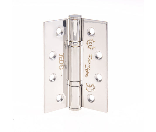 Certifire Stainless Steel Grade 13 Polymer Bearing Hinge 3 Knuckle Polished Stainless Steel - Polished Stainless Steel