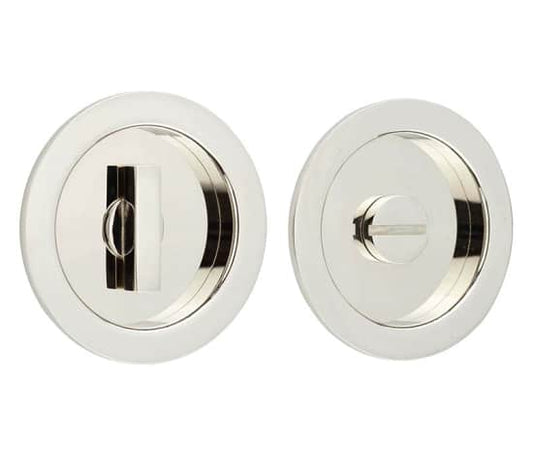 Burlington Circular Turn & Release Polished Nickel - Polished Nickel