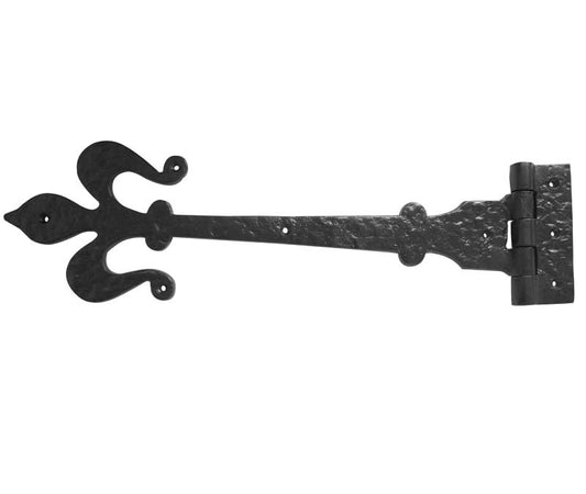 Antique Gate Hinges 400mm Black - Black - 400mm