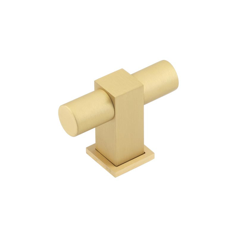 Westminster T Bar Cupboard Knobs Satin Brass - Satin Brass