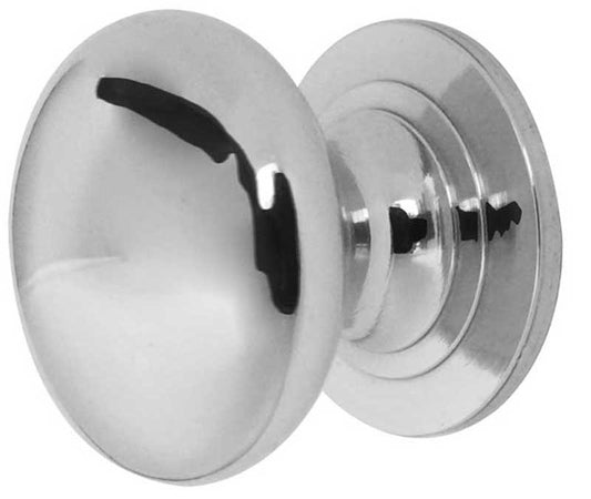 Jedo Traditional Cupboard Knobs 32mm Polished Chrome - Polished Chrome - 32mm