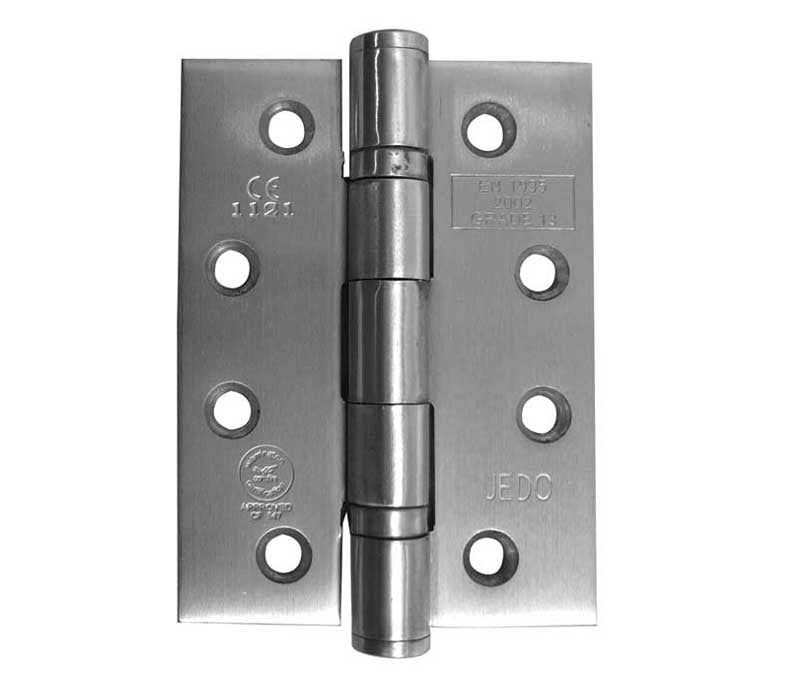 Certifire Stainless Steel 316g Grade 13 Ball Bearing Hinges 102x76x3mm Satin Stainless Steel - Satin Stainless Steel - 102x76x3mm