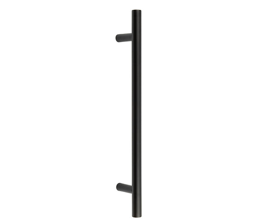 Nero Guardsman Pull Handles 400x19mm Bolt Through Black - Black - 400x19mm