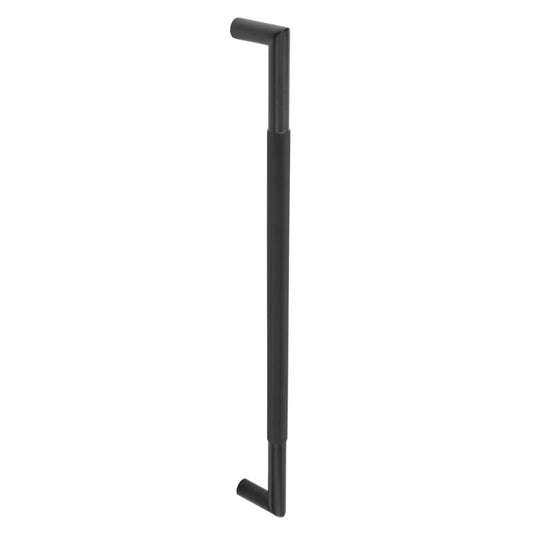 Three One Six Mitred Diamond Pull Handles 600x25mm Bolt Through in Black - Black - 600x25mm