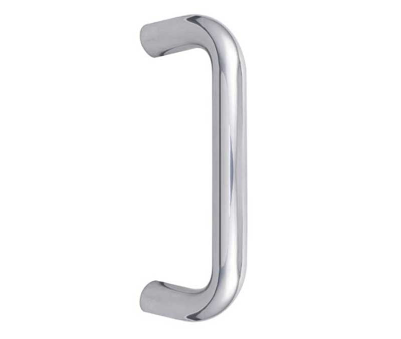 Stainless Steel 22mm D Shape Pull handles Grade 304 600x22mm Polished Stainless Steel - Polished Stainless Steel - 600x22mm