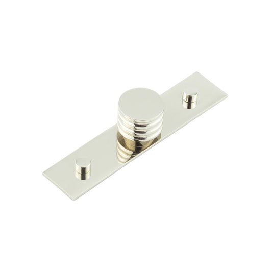 Sturt Cupboard Knobs 30mm Plain Polished Nickel - Polished Nickel - 30mm