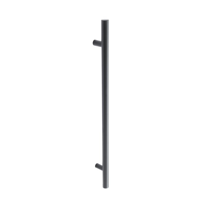 Three One Six Guardsman Pull Handles 800x32x600mm Bolt Through Black - Black - 800x32x600mm