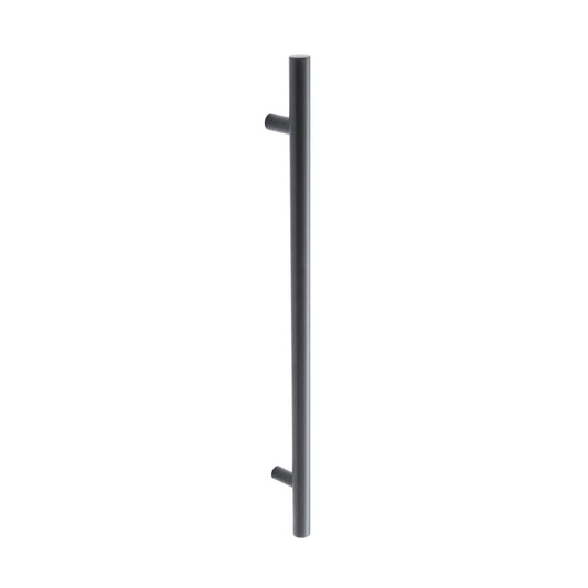 Three One Six Guardsman Pull Handles 800x32x600mm Bolt Through Black - Black - 800x32x600mm