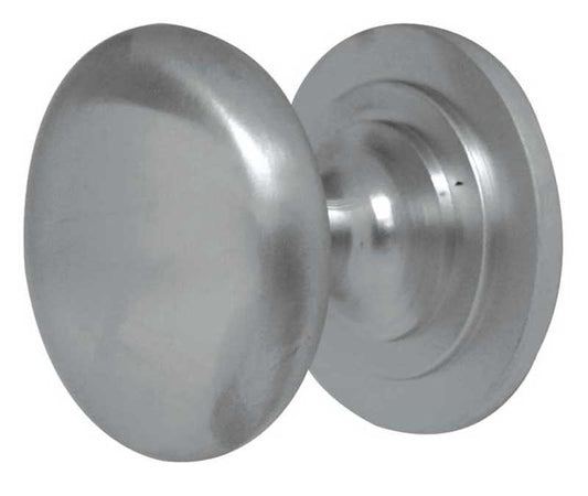 Jedo Traditional Cupboard Knobs 38mm Satin Chrome - Satin Chrome - 38mm