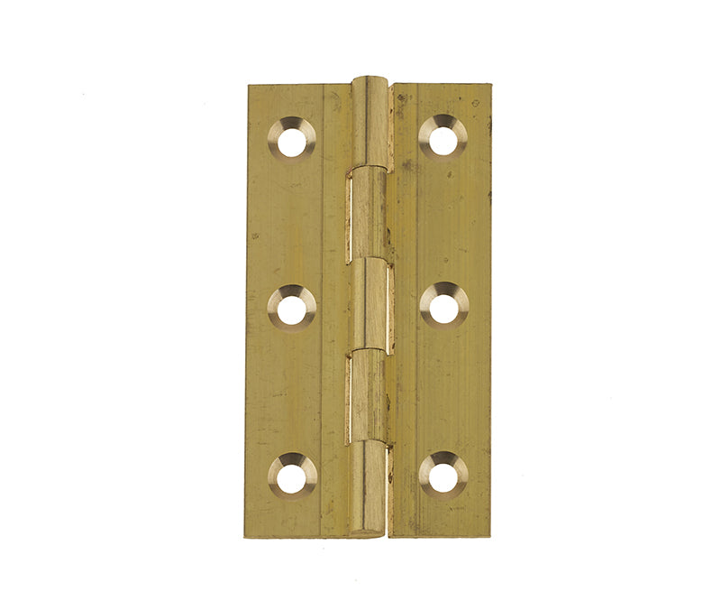 Plain Butt Hinges 76x42x1.5mm Polished Brass - Polished Brass - 76x42x1.5mm