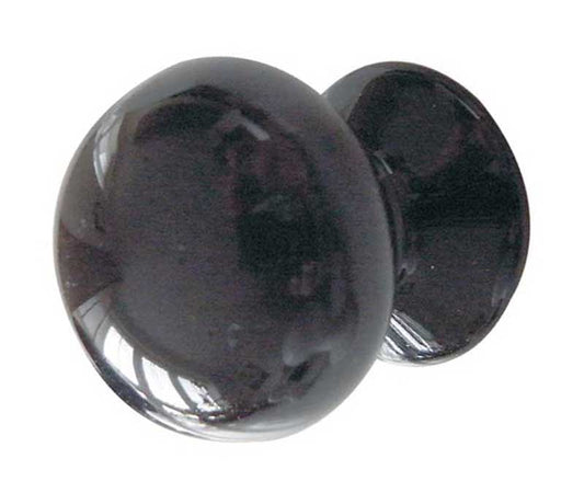 Jedo Porcelain Cupboard Knobs 38mm Black - Black - 38mm