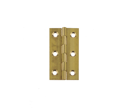 Plain Butt Hinges 51x28x1.5mm Polished Brass - Polished Brass - 51x28x1.5mm