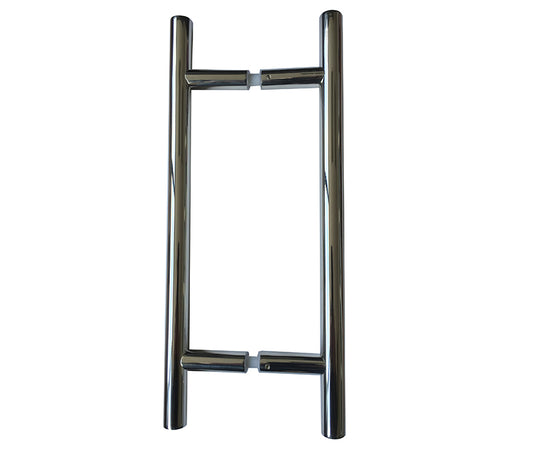 Stainless Steel 25mm Guardsman Pull Handles B2B Fixing 1000x25x900mm Polished Stainless Steel - Polished Stainless Steel - 1000x25x900mm